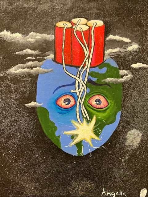  These are three paintings as part of the summative in Environmental Science. The first two look at 