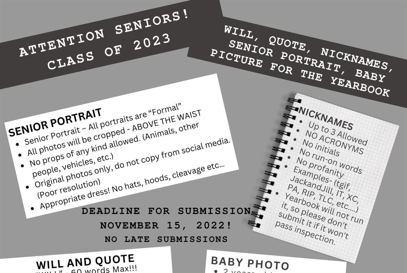  Attention Seniors