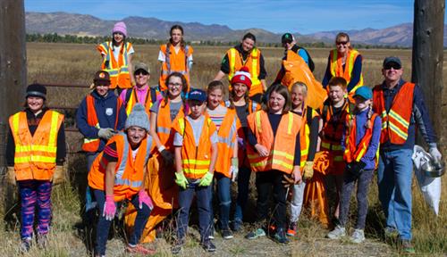 Students Give Back to the Community Highway cleanup creates bonds 