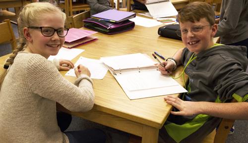 WRMS Math Students 